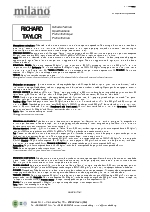 Sof cama Richard Taylor