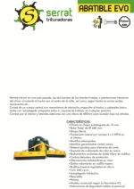 Trituradora agrcola Abatible Evo