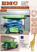 Plataformas elevadoras mviles de personal EMC PE-15, PE-18