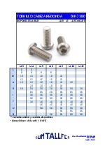 Tornillo cabeza redonda