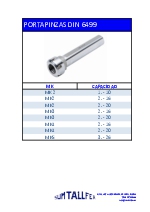 Portapinzas DIN 6499