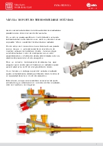 Vlvula monotubo termostatizable estndar