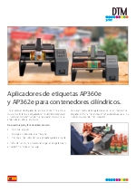 AP360e/AP362e Aplicadores de Etiquetas