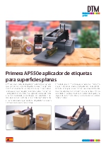 AP550e Aplicador de Etiquetas para superficies planas