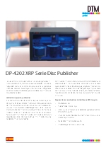 Duplicadores de discos de calidad profesional - la serie de Disc Publisher DP-4202 XRP