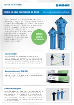 Filtros de aire comprimido de Boge