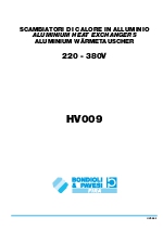 Intercambiadores de calor de aluminio 220-380V