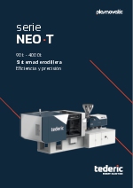 Serie NEOT - Inyectora servomotor con sistema de rodillera (Tonelaje: 90T - 500T)