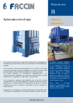 Aplanadora de chapa FACCIN Modelo R