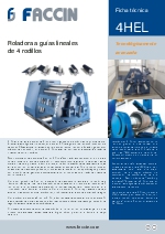 Roladora guas lineales de 4 rodillos FACCIN Modelo 4HEL