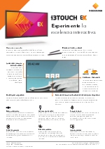 Pantalla interactiva, pizarra integrada, portalpices magntico, conexin inalmbrica