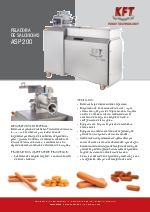 KFT - Peladora de salchichas Automtica ASP-200 - Automatic Sausage Peeler ASP-200