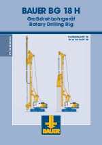 Mquinas perforadoras Bauer BG Premium Line  BG 18 H BT 50