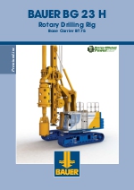Mquinas perforadoras Bauer BG Premium Line  BG 23 H BT 75