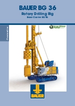 Mquinas perforadoras Bauer BG Premium Line  BG 36 H BS 95