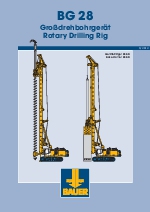 Mquinas perforadoras Bauer BG Premium Line  BG 28 BS 80