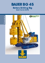 Mquinas perforadoras Bauer BG Premium Line  BG 45 BS 95