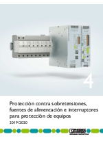 Proteccin contra sobretensiones, fuentes de alimentacin e interruptores para proteccin de equipos