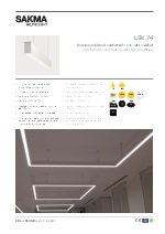 Iluminacin lineal de LED LSK 74