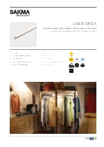 Iluminacin lineal Light Stick