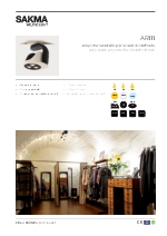 Proyector orientable con carril electrificado AR111