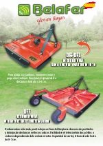 Desbrozadoras para jardineria y pastizales DFL-DFE-DFS-DFF