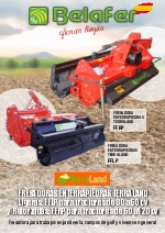 Fresadora enterradora de piedras TERRALAND 60-120 cv