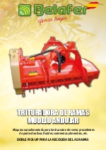 Trituradora de ramas para olivar