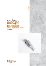 Catlogo de herrajes de maniobra para ventanas Thermia