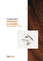 Catlogo de herrajes de maniobra para puertas de Thermia