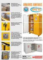 Caractersticas tcnicas - Armarios ignfugos