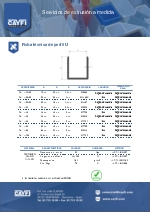 Ficha Tcnica - Perfiles U