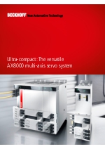 Ultra-compact: The versatile AX8000 multi-axis servo system