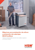 Mquinas para produccin de relleno y proteccin de embalajes HSM ProfiPack