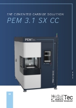 La solucin de carburo cementado PEM 3.1 SX CC