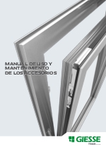 Giesse: Manual de uso y mantenimiento de los accesorios 2022