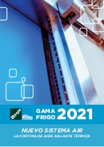 Cortina de aire aislante trmica - Gama Frigo