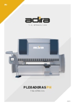 Plegadora hidrulica ADIRA serie PH heavy duty