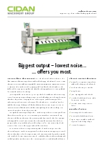 Cizallas mecnicas CIDAN serie RAPIDO