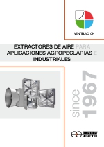 Extractores de aire de transmisin con banda - EOS / EWS