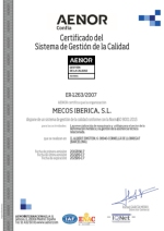 Certificado calidad iso 9001:2015
