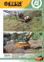 Desbrozadoras - Trituradoras hidrulicas en punta de retro - serie CKT SB