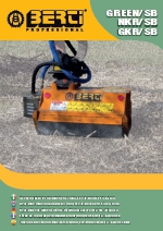 Desbrozadoras - Trituradoras hidrulicas en punta de retro - series GREEN SB - NKR SB - GKR SB