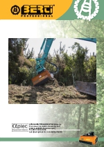 Desbrozadoras - Trituradoras forestales hidrulicas en punta de retro - serie TBM/SB