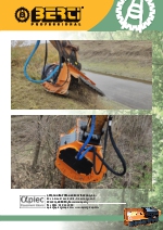 Desbrozadoras - Trituradoras hidrulicas en punta de retro - serie LAND SB A.V.T.