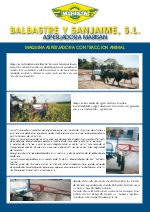 Mquina asperjadora con traccin animal, Marisan