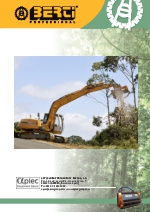 Desbrozadoras - Trituradoras forestales hidrulicas en punta de retro - serie ECF/SB A.V.T.