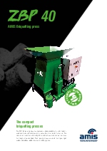 Prensa briquetadora ZBP 40 ( ingls)