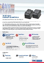 Las verstiles impresoras de sobremesa de la serie TX210 (ESP)