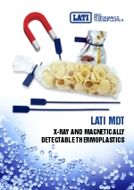 LATI MDT x-ray & magnetically detectable thermoplastics